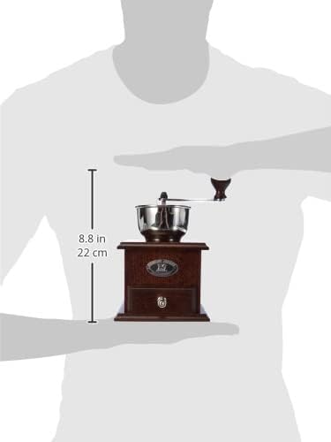 Peugeot Brésil Coffee Mill – Walnut Stained Beechwood, Stainless Burr Mechanism