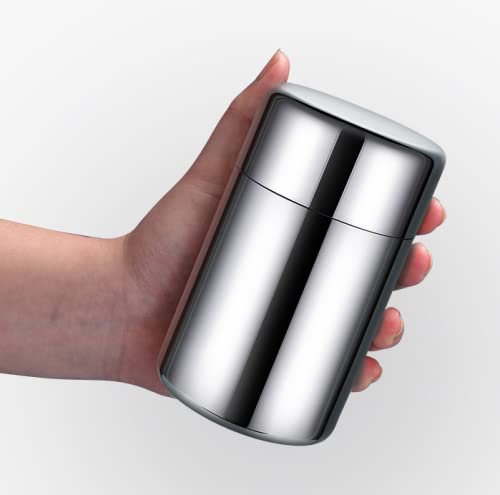 AUNMAS 550 ml Tea or Coffee Canister | TRUE Shift Airtight Stainless Storage