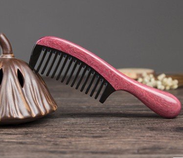 Myhsmooth Horn & Sandalwood Comb | TRUE Shift Toxin‑Free Grooming Tool