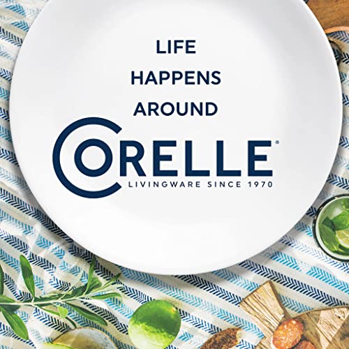 Microplastic-Free Kitchen: Corelle Vitrelle Glass Dinnerware Set Non-Toxic