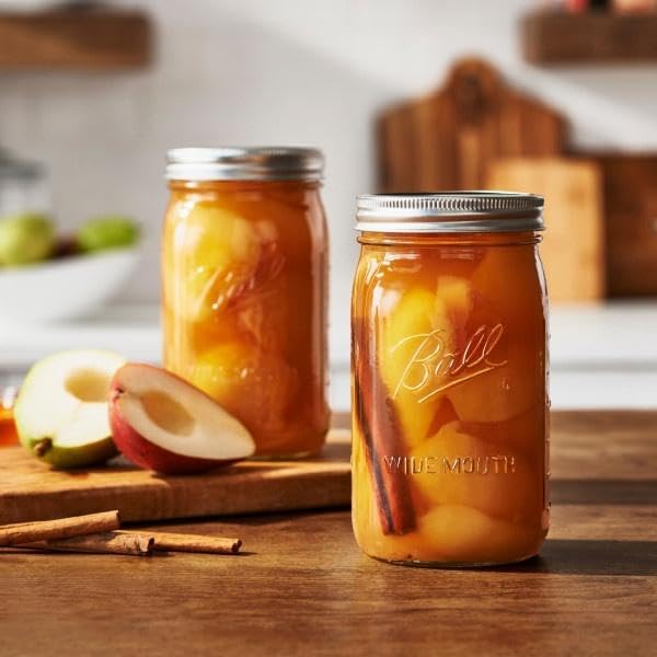 Ball Wide Mouth Pint 16-Ounce Glass Mason Jar with Lids (12-Count)