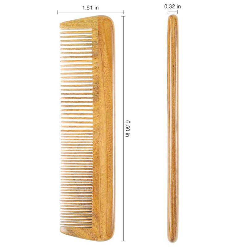 Onedor Green Sandalwood Comb | TRUE Shift Natural Hair Care Tool