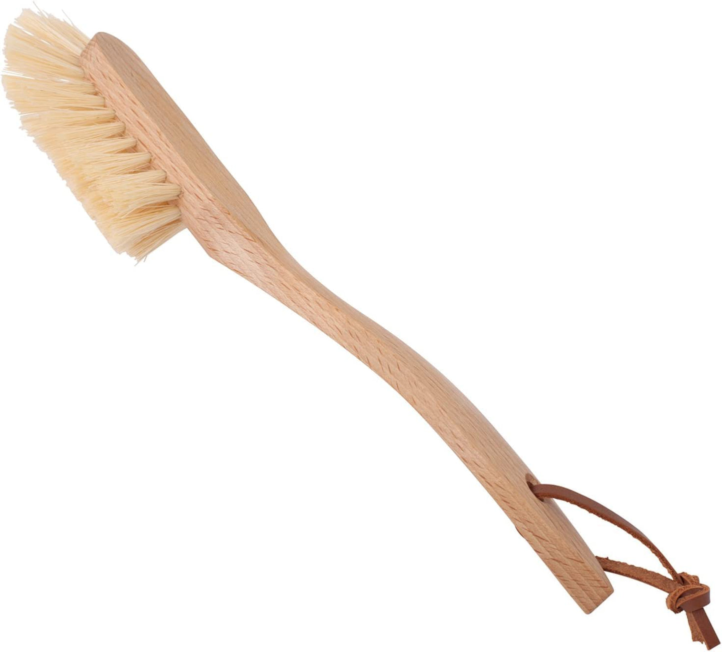 Redecker 9¼″ Beechwood Dish Brush | TRUE Shift Tampico-Fibre Kitchen Scrubber