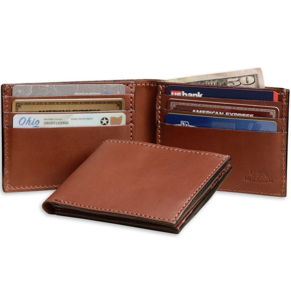Premium Full-Grain Bridle Leather Bifold Wallet | TRUE Shift Crafted in USA