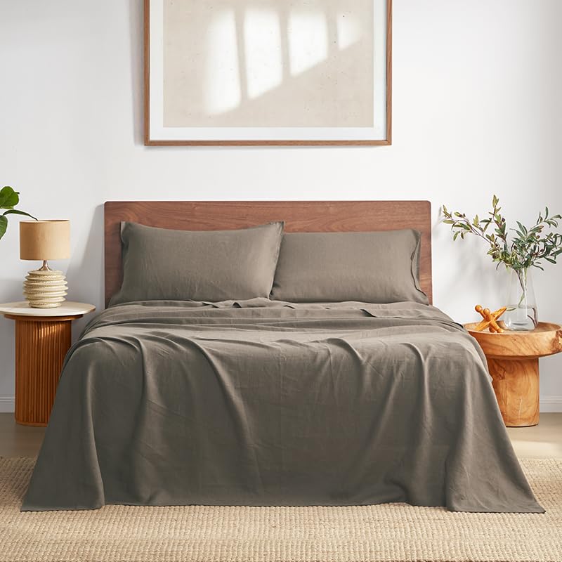 DAPU Pure Linen Sheets Set • 100% French Linen | TRUE Shift Breathable Bedding
