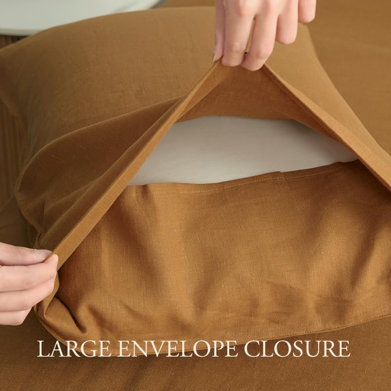 DAPU Pure Linen Sheets Set • 100% French Linen | TRUE Shift Breathable Bedding