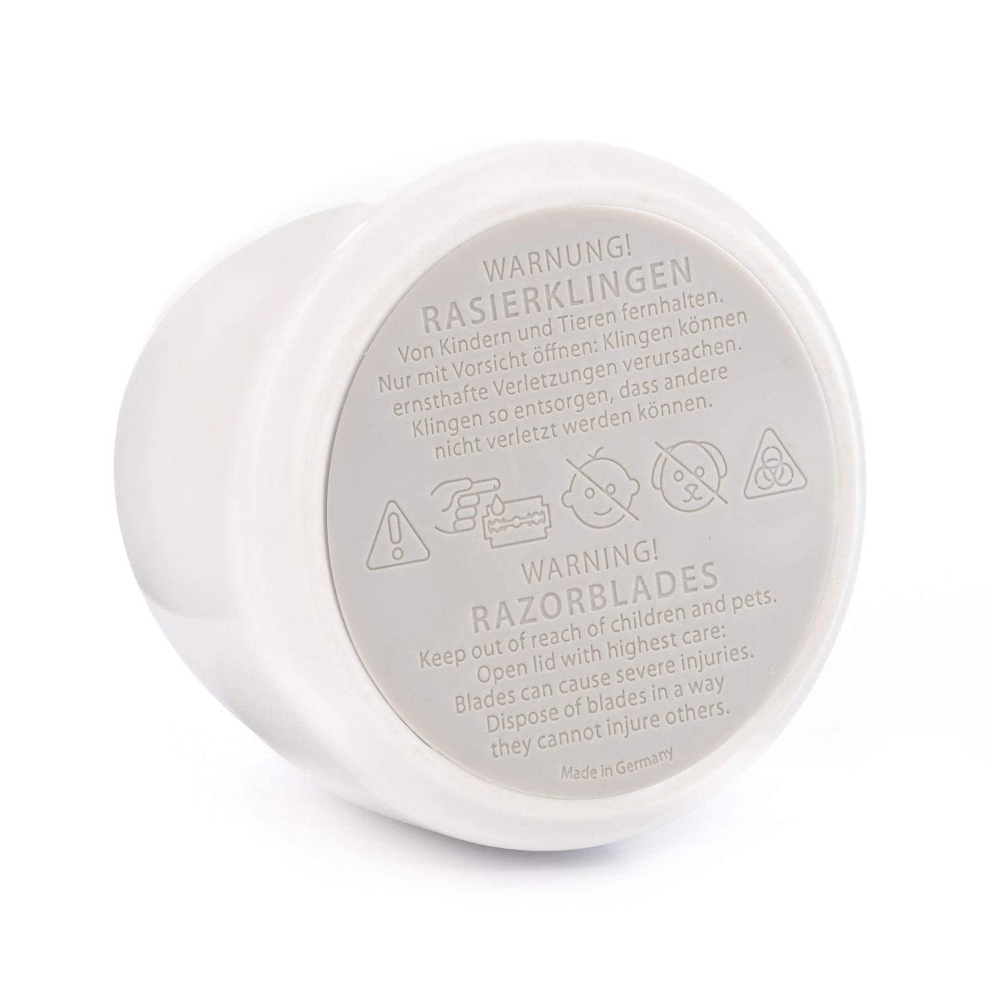 MÜHLE Blade Bank – Porcelain White, Plastic‑Free Razor Blade Disposal