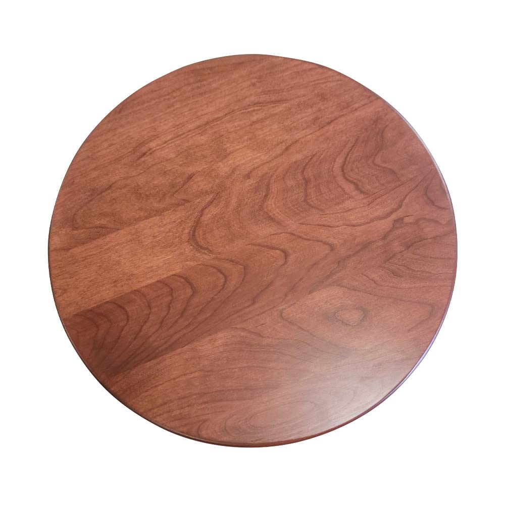 Rustic Red Door Co. Cherry Lazy Susan | TRUE Shift Hardwood Turntable Organizer