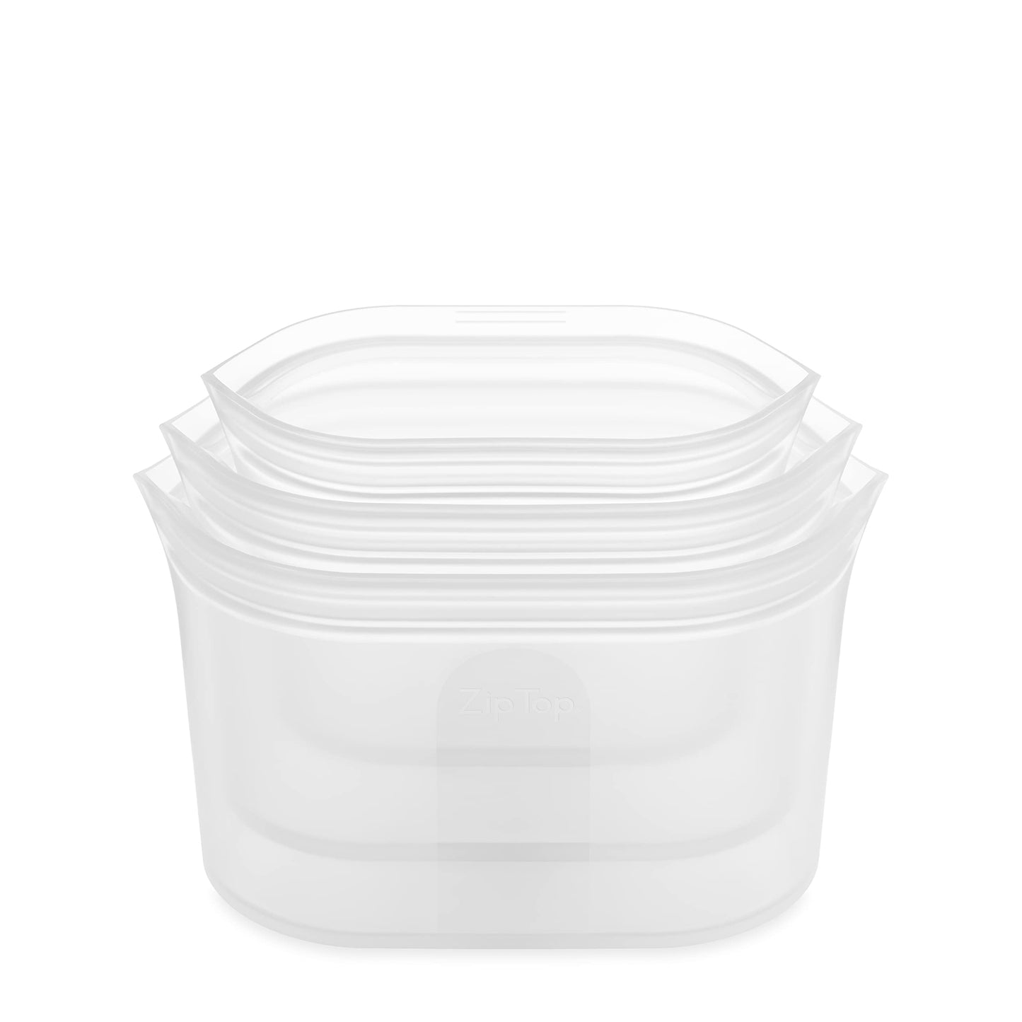 Zip Top 100% Silicone Reusable Food Storage Set (8‑Piece, Teal) | TRUE Shift Zero‑Plastic Meal Prep Set