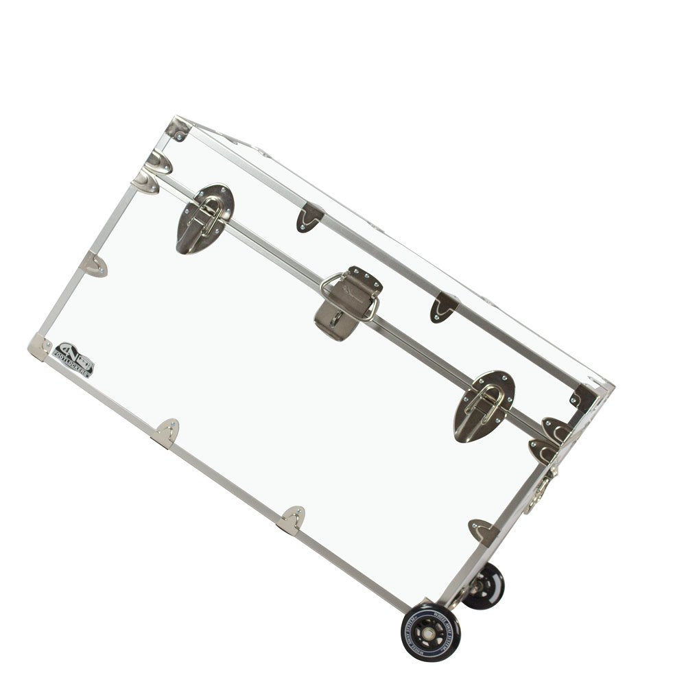 C&N Footlockers XL Graduate Steel Trunk (32×18×18.5″) | TRUE Shift Heavy‑Duty Steel Storage Chest