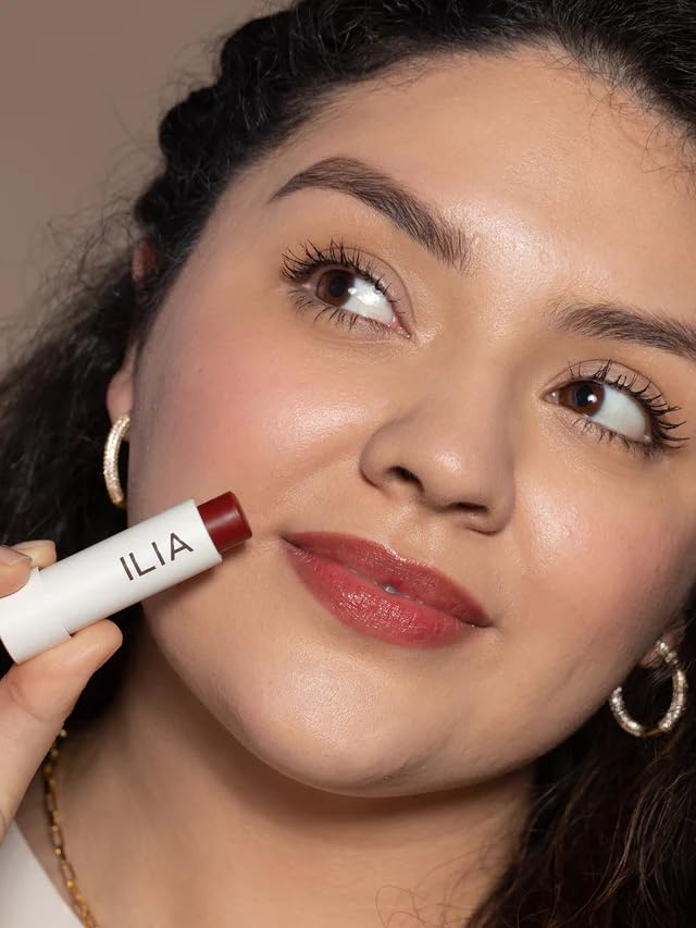 ILIA - Balmy Tint Hydrating Lip Balm | Non - Toxic, Cruelty - Free, Moisturizing + Sheer, Buildable Lip Color (Hold Me, 0.15 oz | 4.4 g) - The Tribalist
