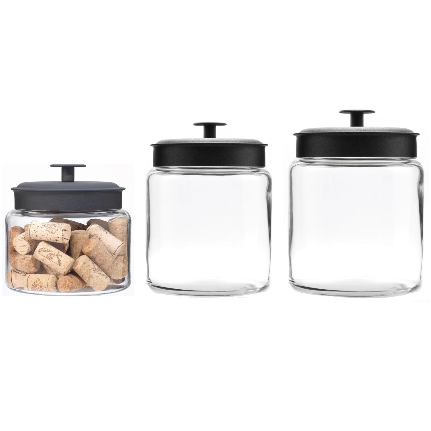 Anchor Hocking Mini Montana Jars | TRUE Shift Wide-Mouth Glass Storage