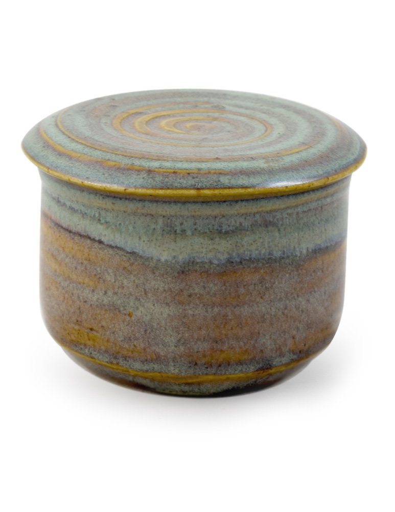 American Stoneware French Butter Keeper Crock – Handmade Ceramic Pantry Crock