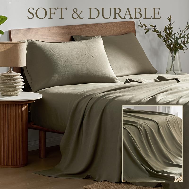 DAPU Pure Linen Sheets Set • 100% French Linen | TRUE Shift Breathable Bedding