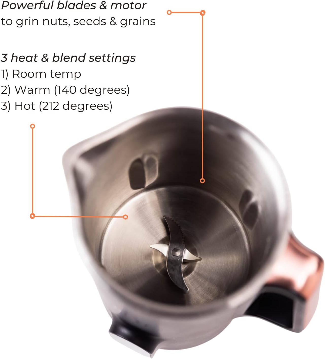 NUTR Automatic Nut Milk Maker | TRUE Shift Stainless Plant‑Milk Machine (Single-Serve)