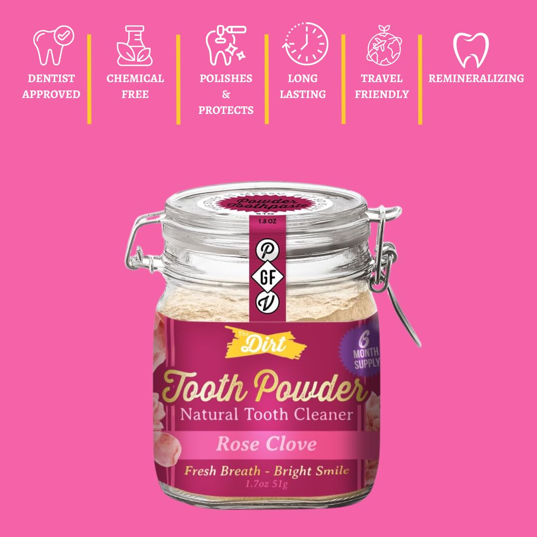 The Dirt Natural Tooth Powder | TRUE Shift Fluoride‑Free Oral Care