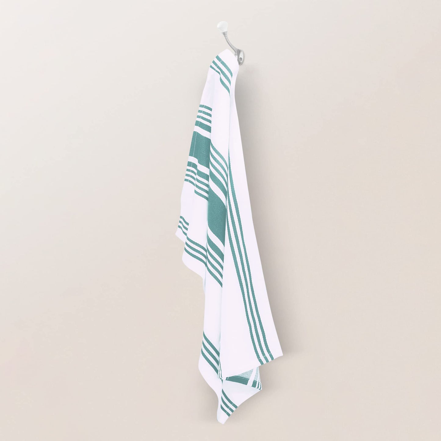 Urban Villa Cotton Kitchen Towels | TRUE Shift Eco Towels (20″×30″, Striped, Mitered)