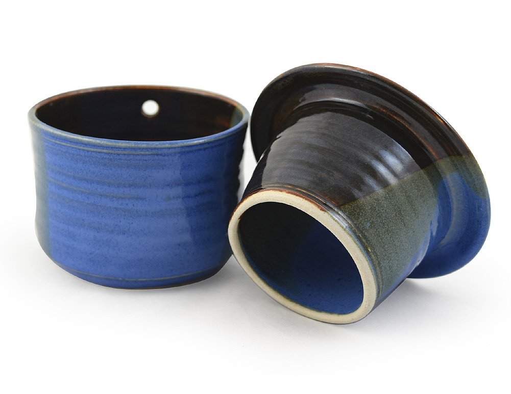 American Stoneware French Butter Keeper Crock – Handmade Ceramic Pantry Crock