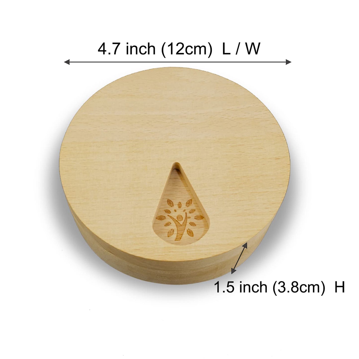 Beech Wood Weekly Pill Organizer | TRUE Shift Plastic‑Free Medicine Box