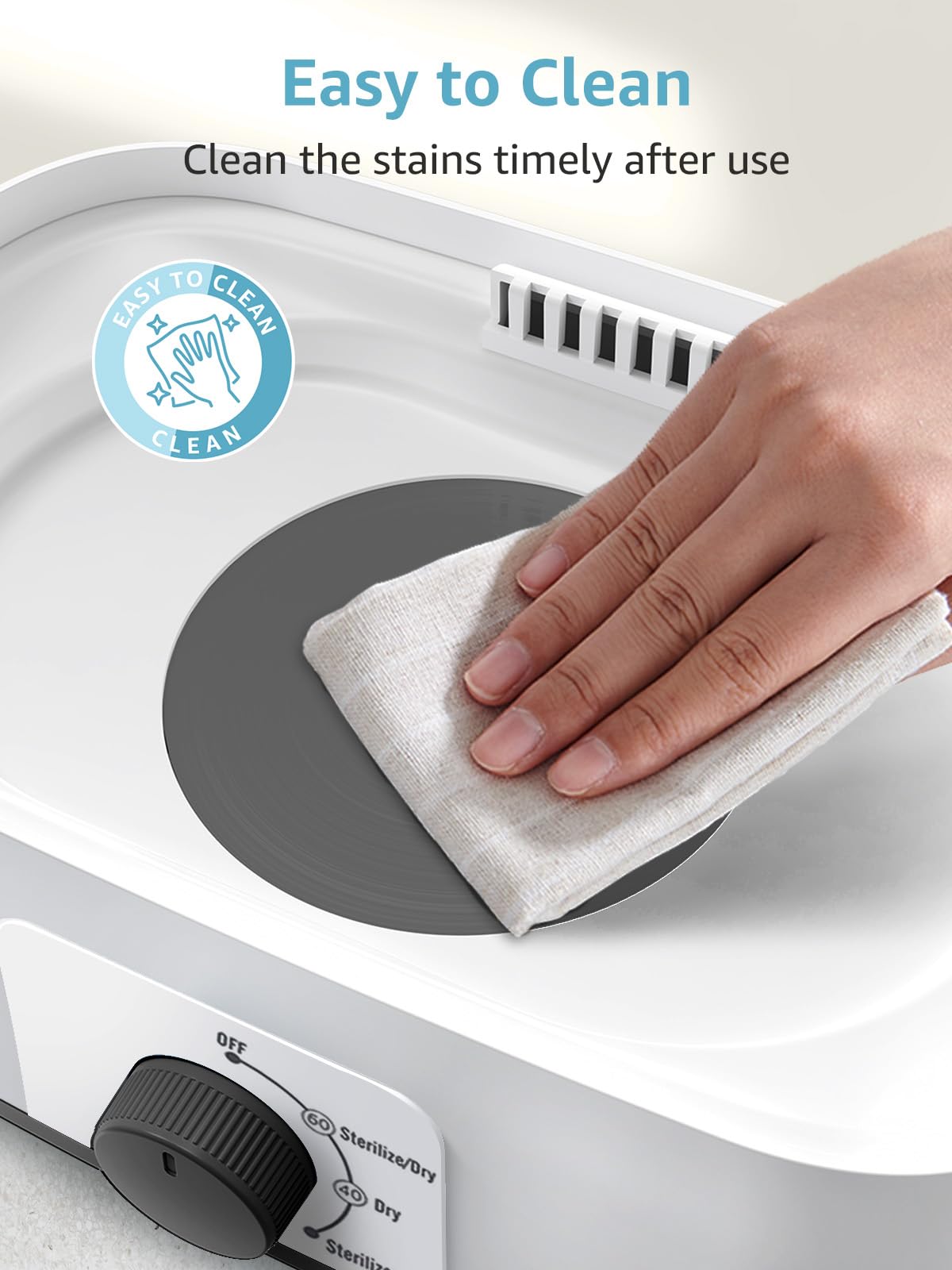 Grownsy 4-in-1 Bottle Sterilizer: Large 8-Bottle Steam Sanitizer