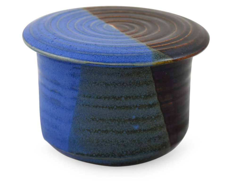 American Stoneware French Butter Keeper Crock – Handmade Ceramic Pantry Crock