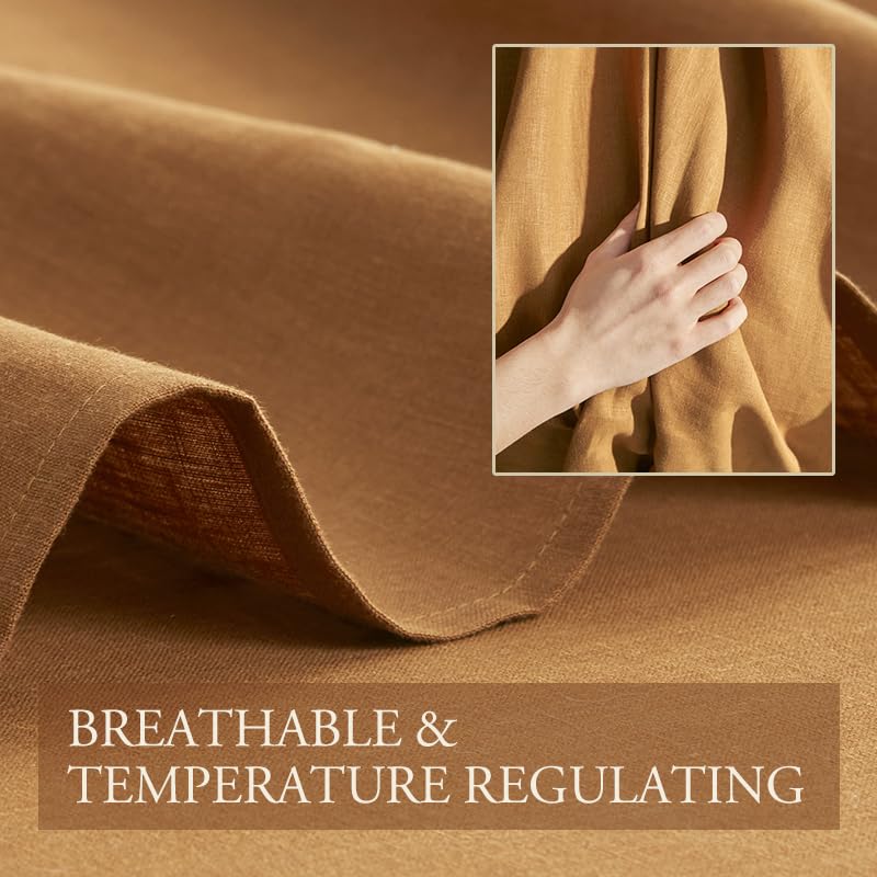 DAPU Pure Linen Sheets Set • 100% French Linen | TRUE Shift Breathable Bedding
