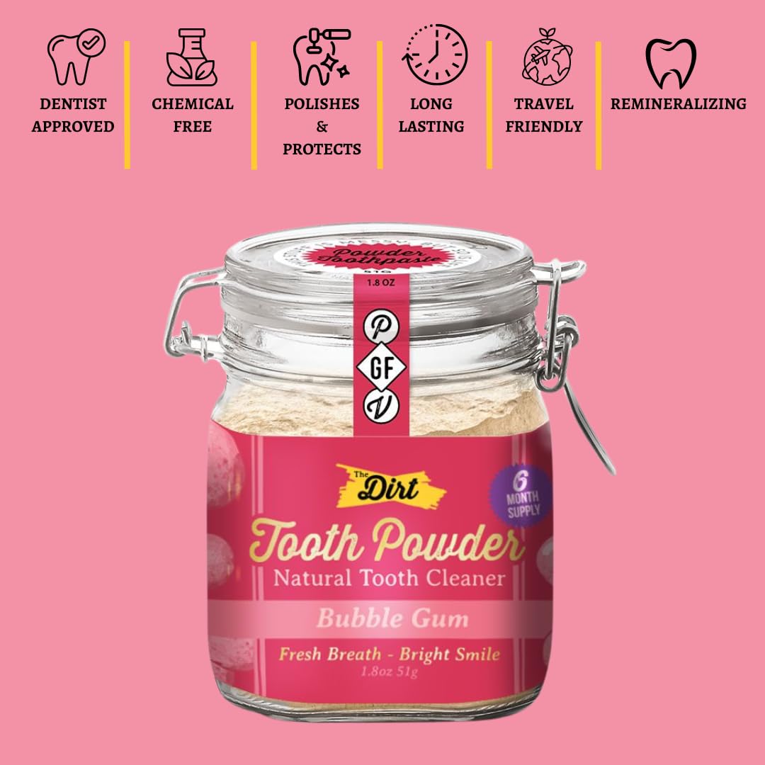 The Dirt Natural Tooth Powder | TRUE Shift Fluoride‑Free Oral Care