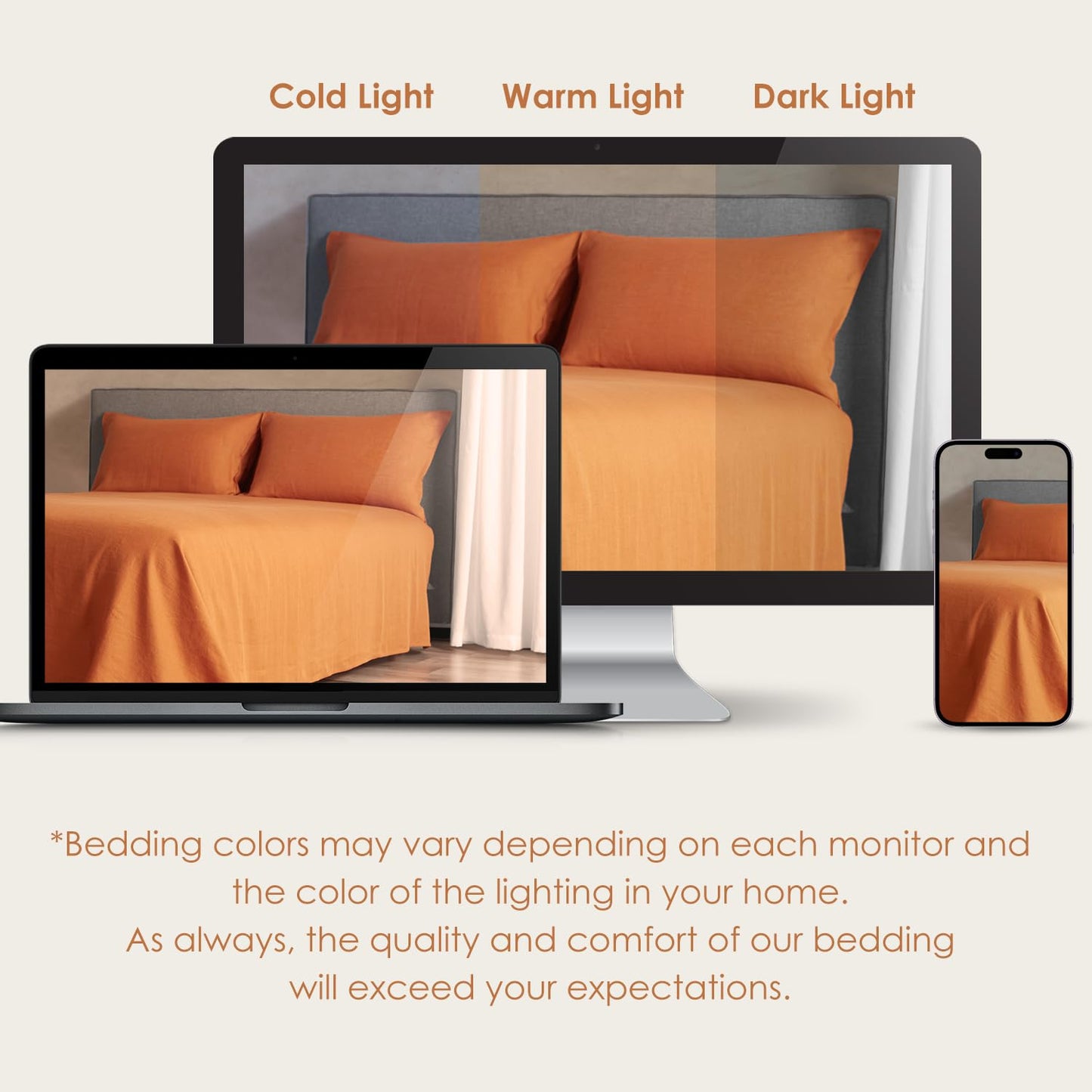 DAPU Pure Linen Sheets Set • 100% French Linen | TRUE Shift Breathable Bedding