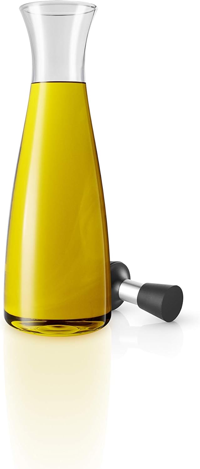 Eva Solo 0.5 L Drip‑Free Oil & Vinegar Carafe | TRUE Shift Glass Serving Flask