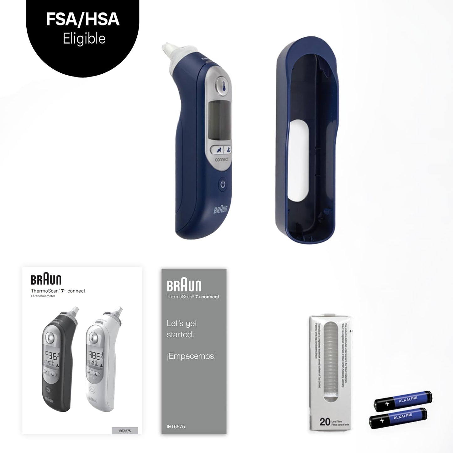 Braun ThermoScan 7: Digital Ear Thermometer with Age Precision