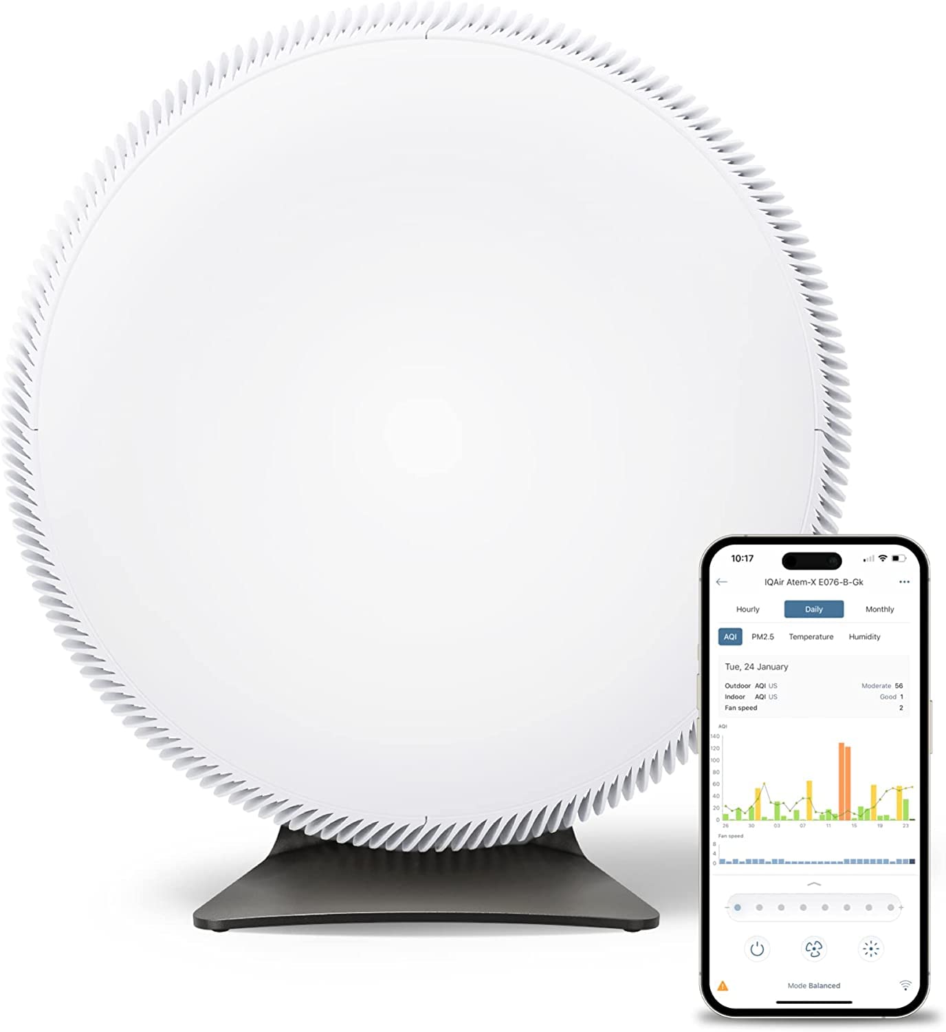 IQAir: HealthPro Plus Air Purifier with Medical Grade HyperHEPA filter - The Tribalist