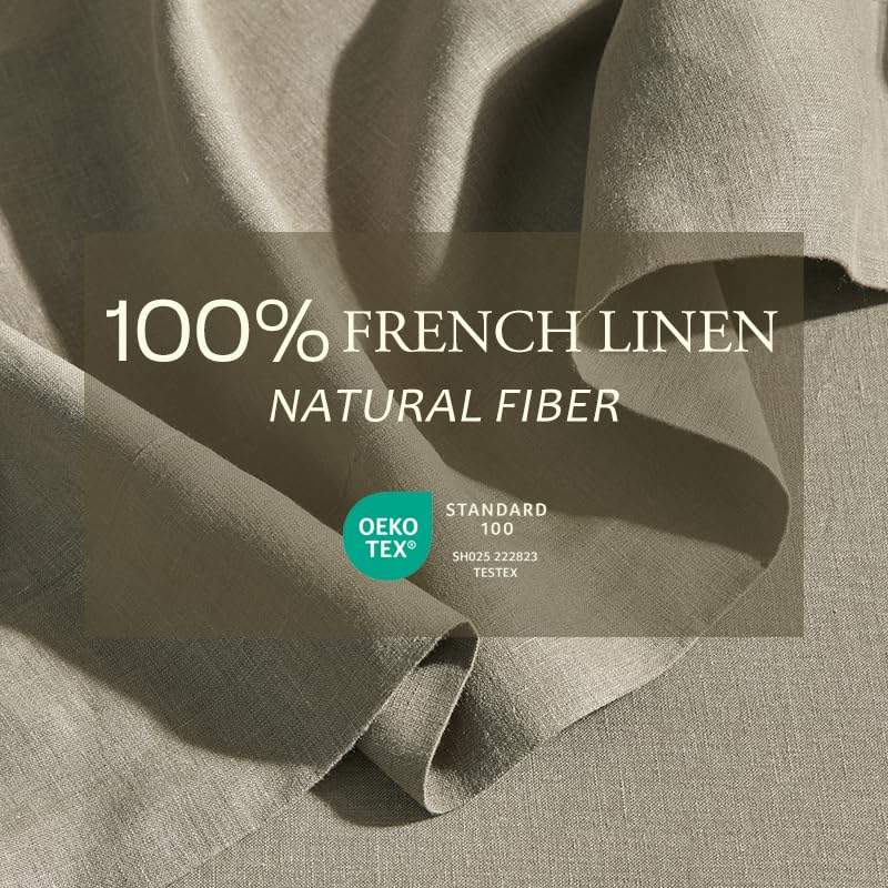 DAPU Pure Linen Sheets Set • 100% French Linen | TRUE Shift Breathable Bedding