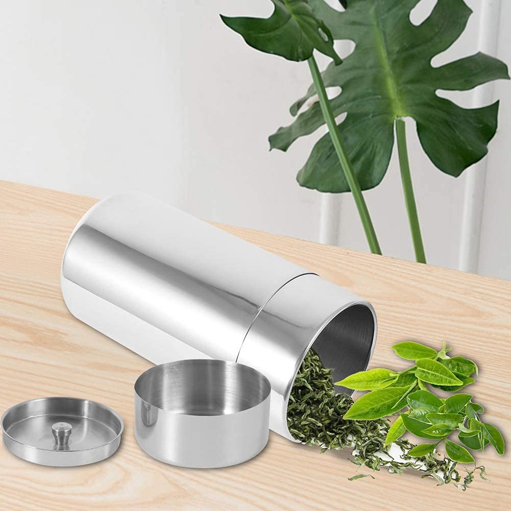 AUNMAS 550 ml Tea or Coffee Canister | TRUE Shift Airtight Stainless Storage