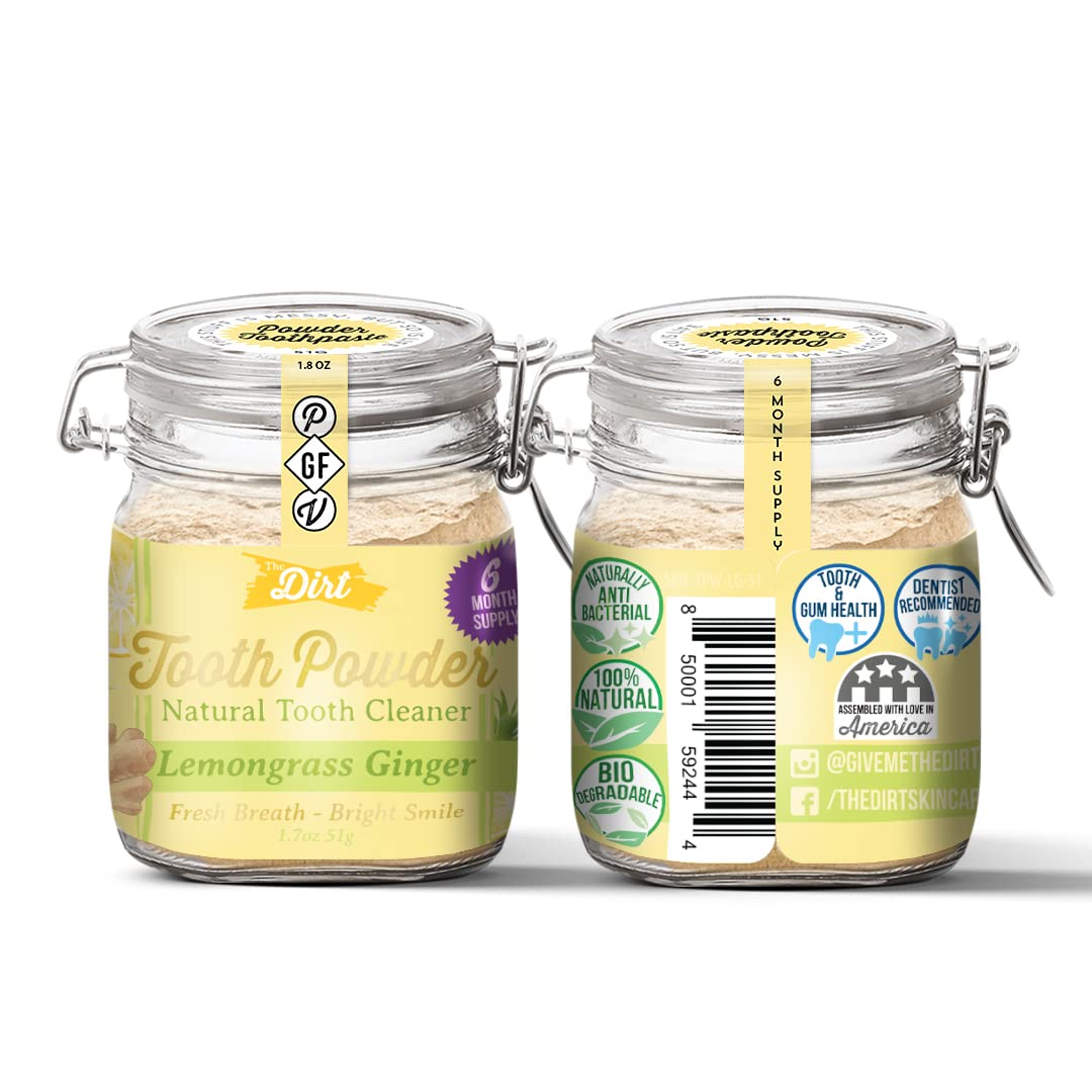 The Dirt Natural Tooth Powder | TRUE Shift Fluoride‑Free Oral Care