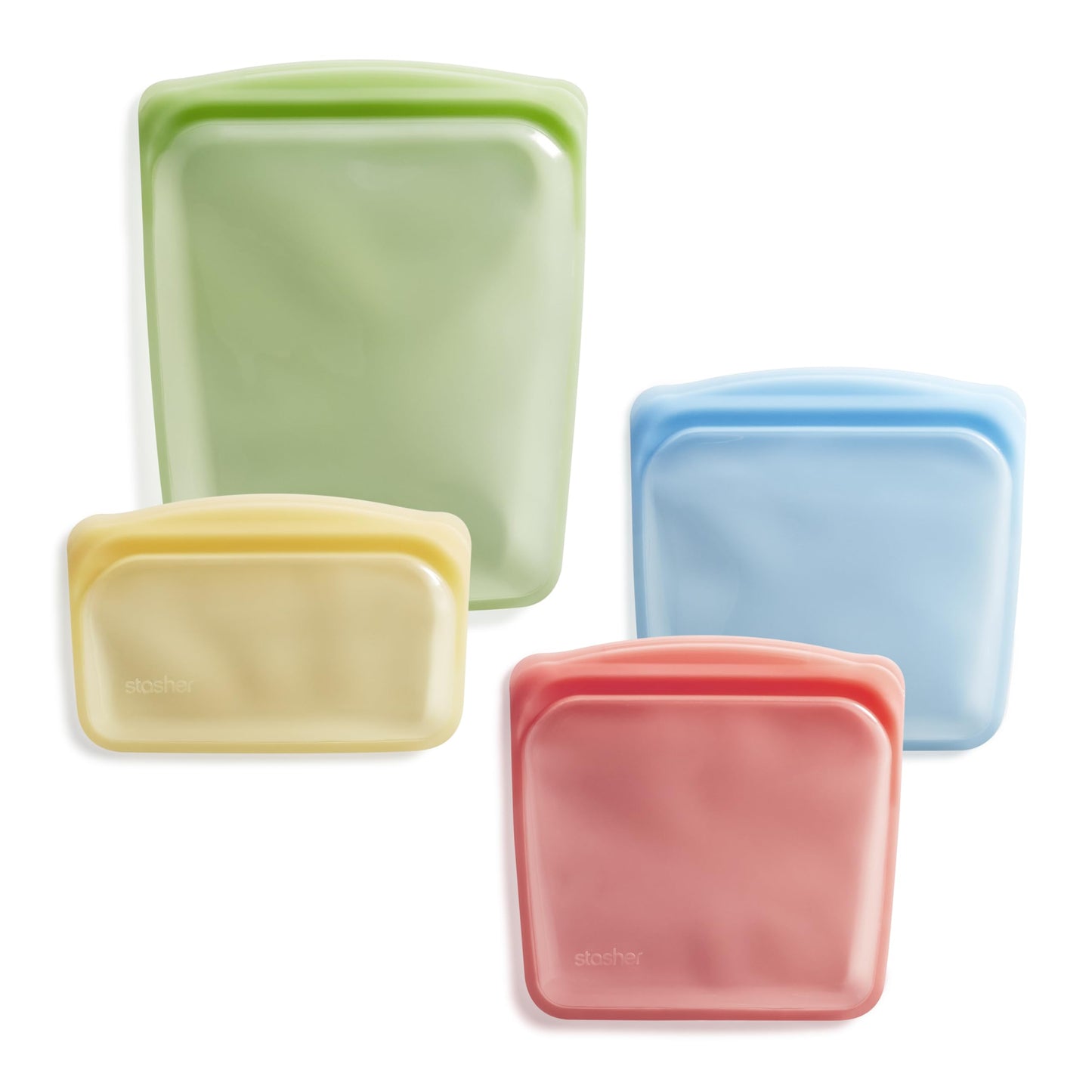 Stasher Silicone Reusable Food Bag – Aqua, Leak‑Resistant & Plastic‑Free
