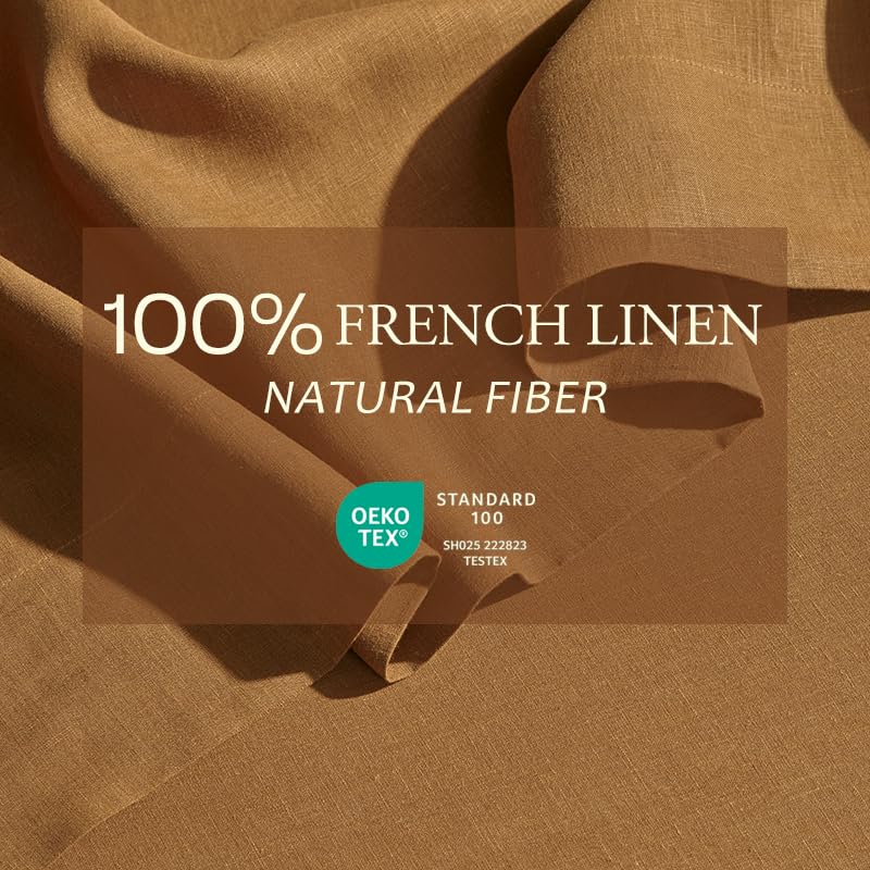 DAPU Pure Linen Sheets Set • 100% French Linen | TRUE Shift Breathable Bedding