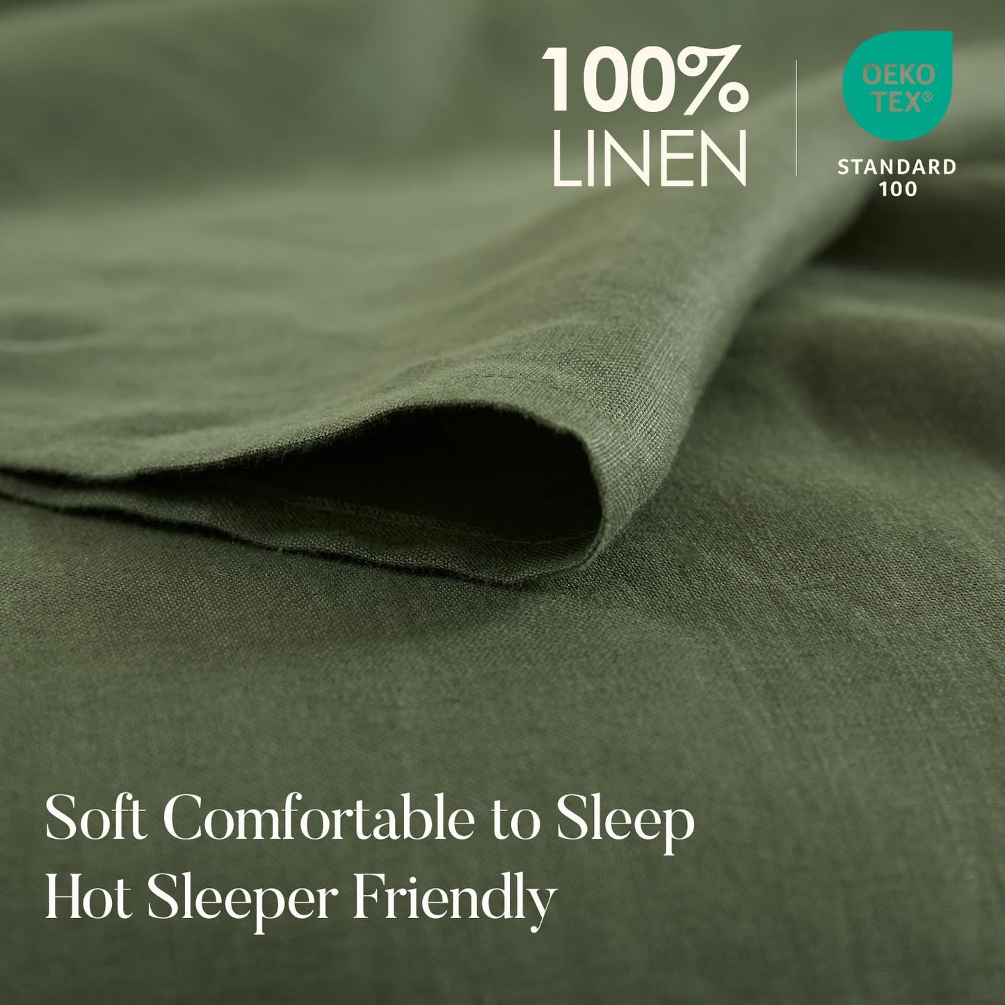 DAPU Pure Linen Sheets Set • 100% French Linen | TRUE Shift Breathable Bedding