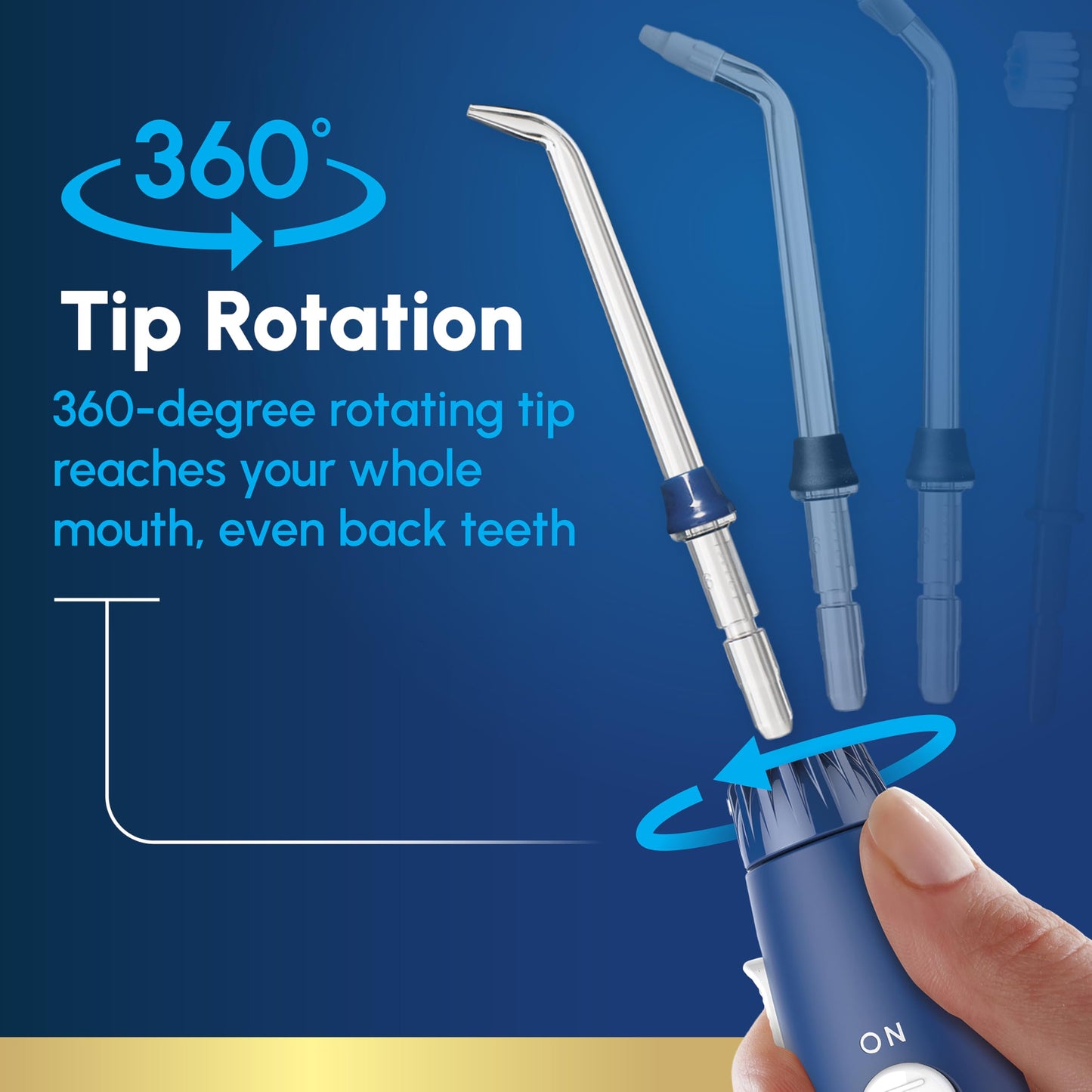 Waterpik Aquarius Water Flosser WP‑662 | TRUE Shift Oral Care Power Jet