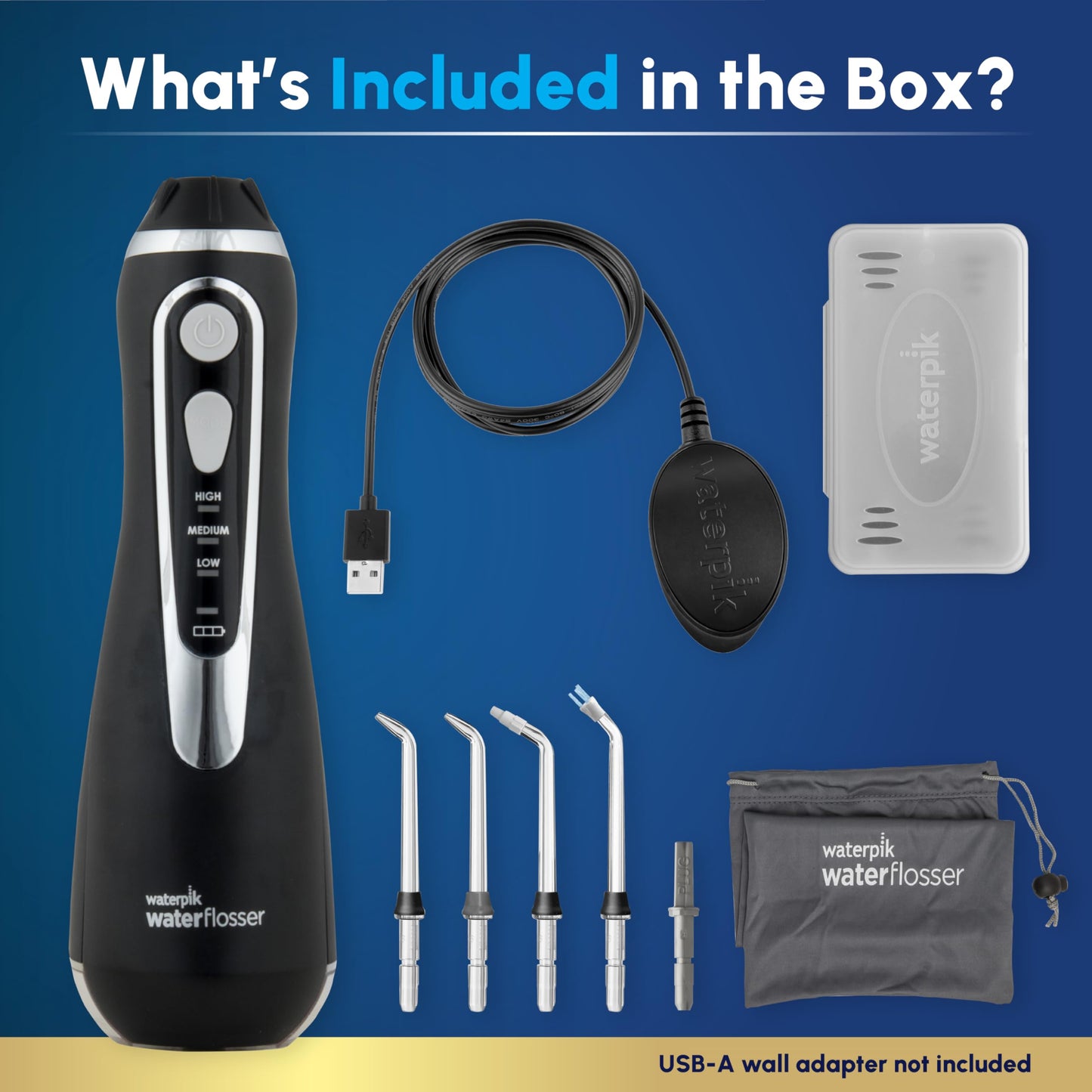 Waterpik Cordless Advanced 2.0 Flosser | TRUE Shift Travel‑Ready Oral Jet