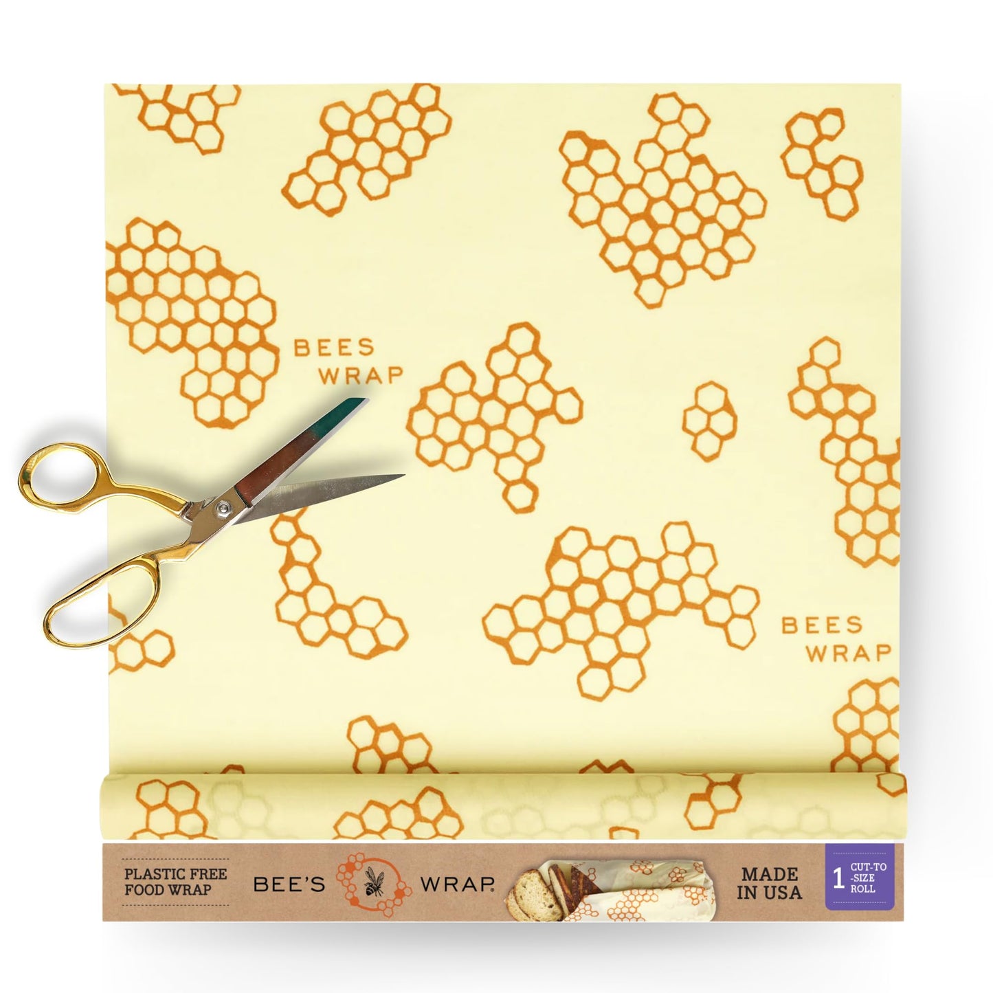 Bee’s Wrap Beeswax Food Wrap Roll | TRUE Shift Plastic‑Free Kitchen