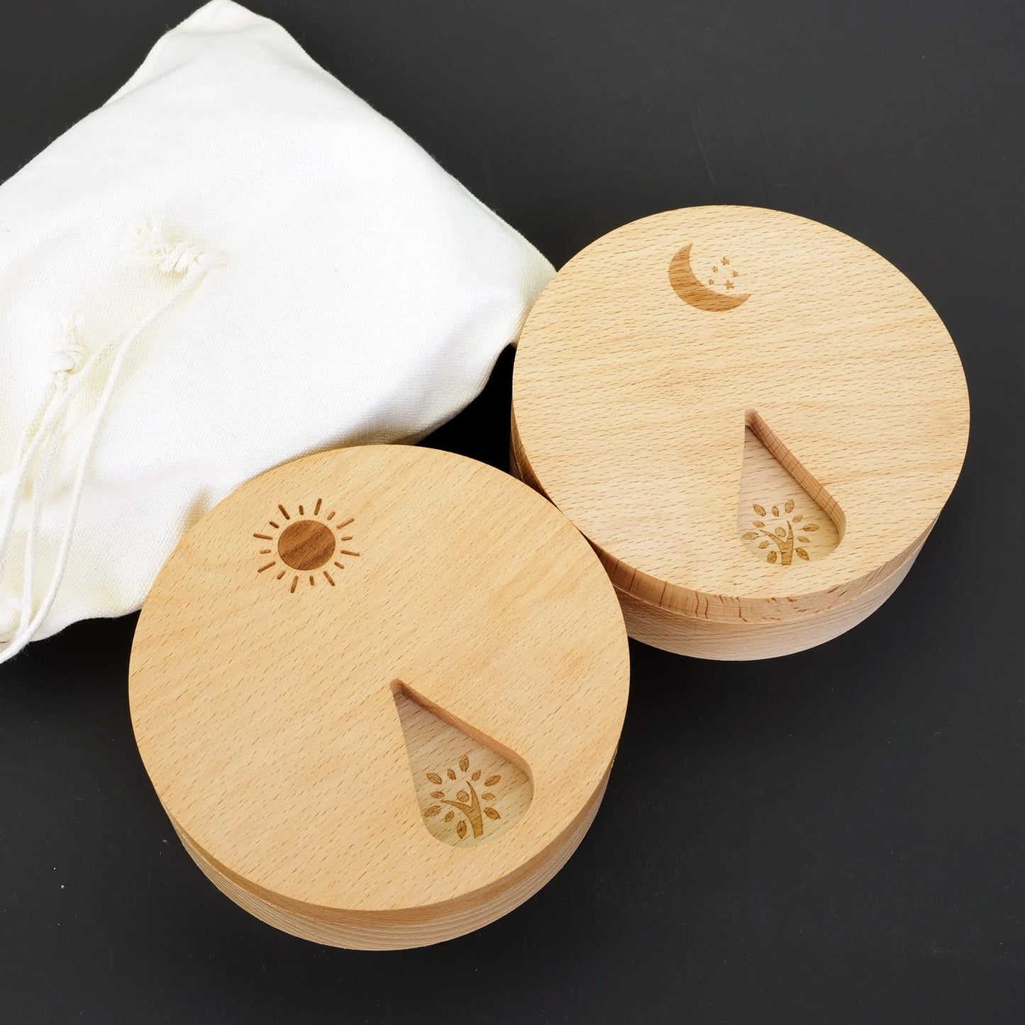 Beech Wood Weekly Pill Organizer | TRUE Shift Plastic‑Free Medicine Box