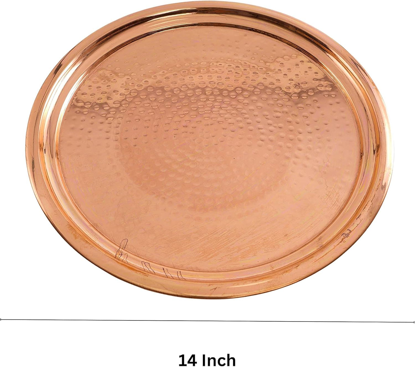 Aruma Hammered Copper Serving Tray | TRUE Shift Toxin‑Free Entertaining