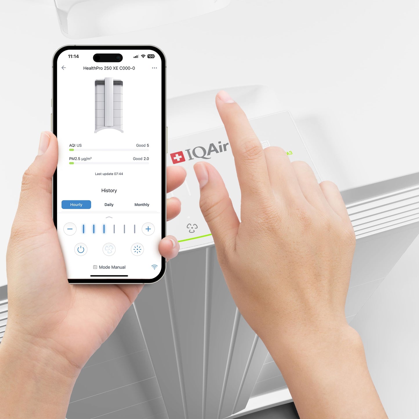 IQAir: HealthPro Plus Air Purifier with Medical Grade HyperHEPA filter - The Tribalist