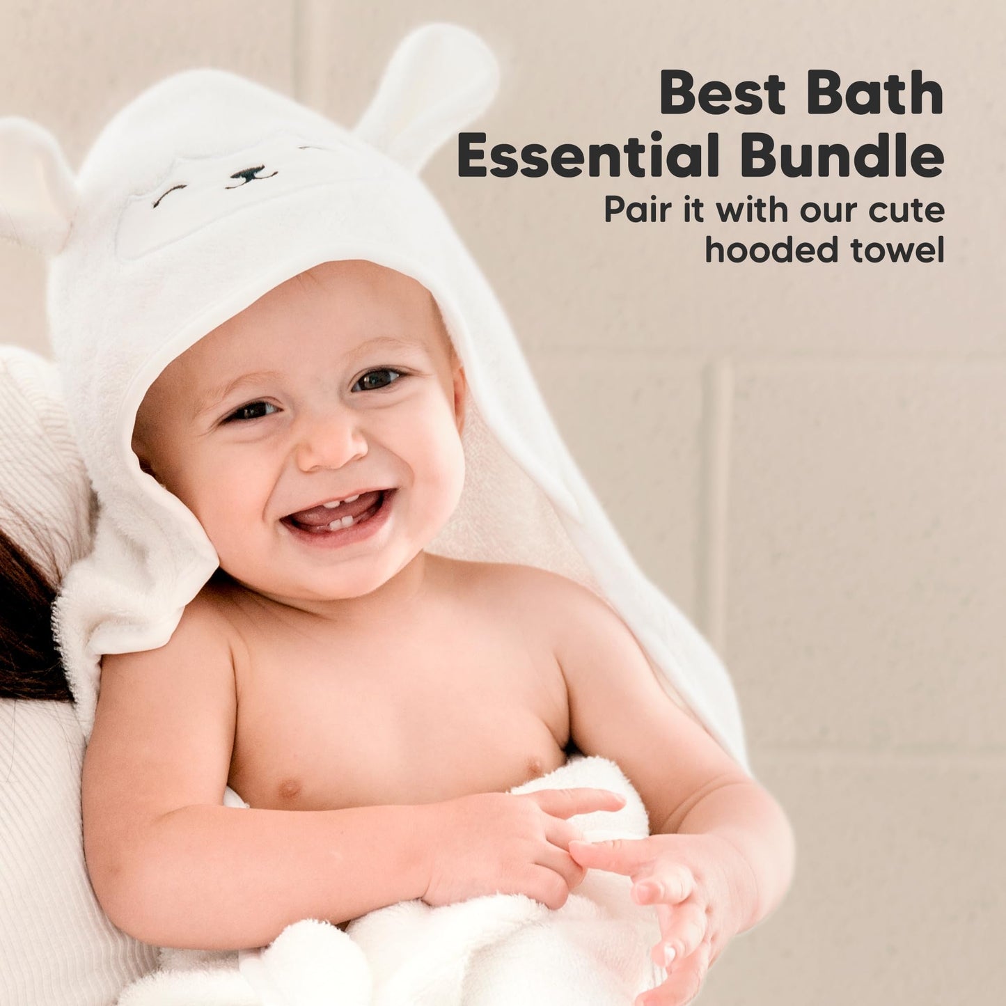KeaBabies Bamboo Washcloths: 500GSM Ultra-Soft 6-Pack