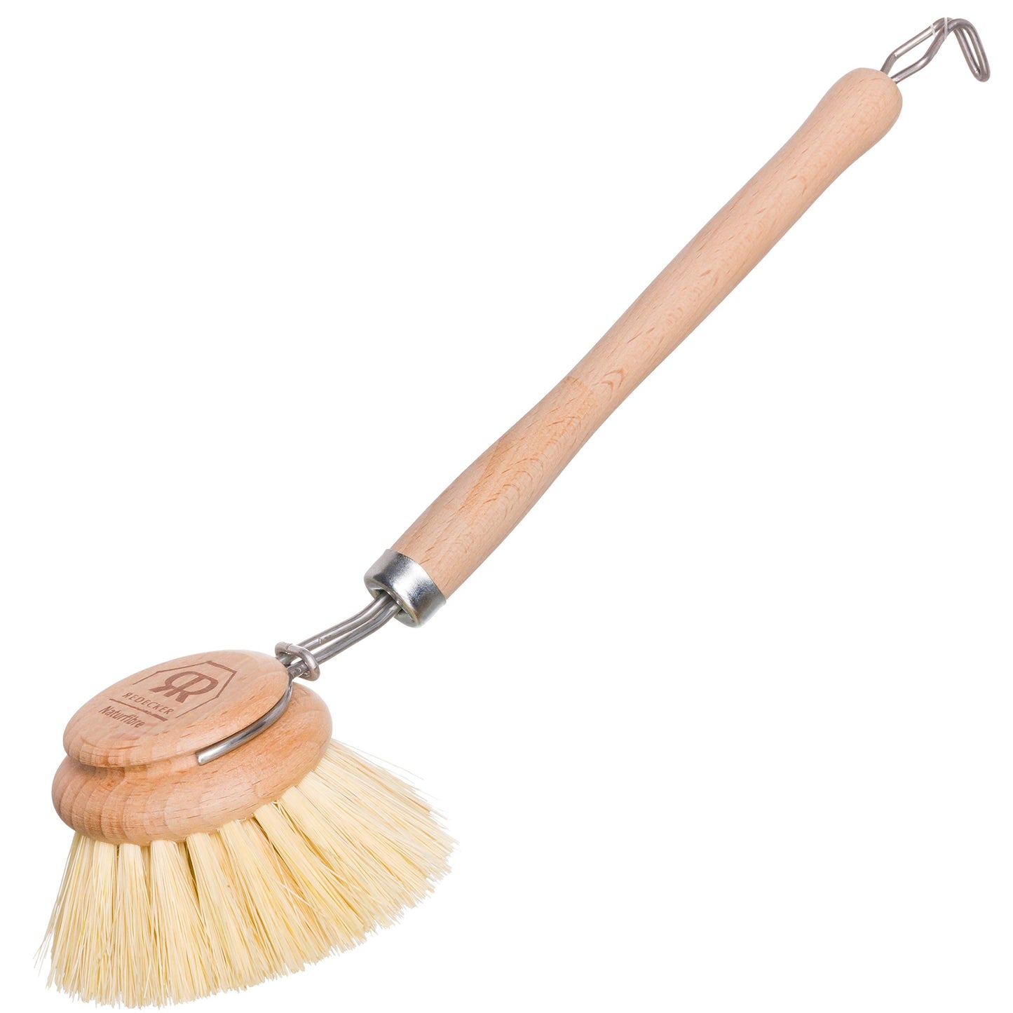 Redecker Tampico Fiber Bristle Dish Brush | TRUE Shift Wooden Kitchen Scrub