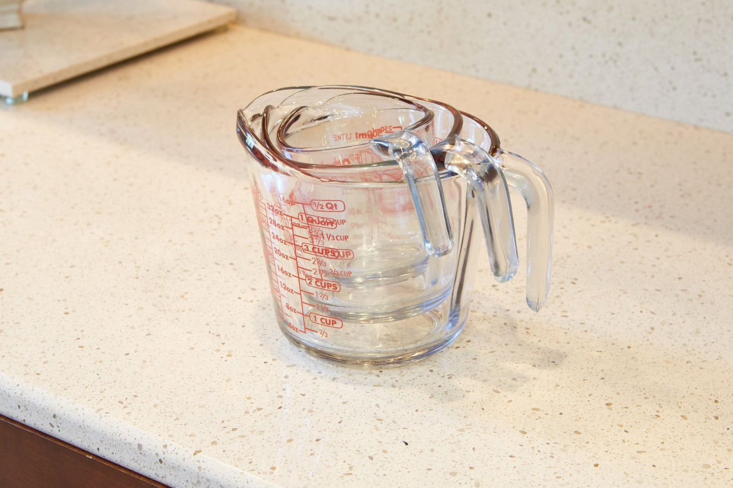 Anchor Hocking Glass Measuring Cups (1, 2 & 4 Cup Set) | TRUE Shift Non‑Plastic Kitchenware