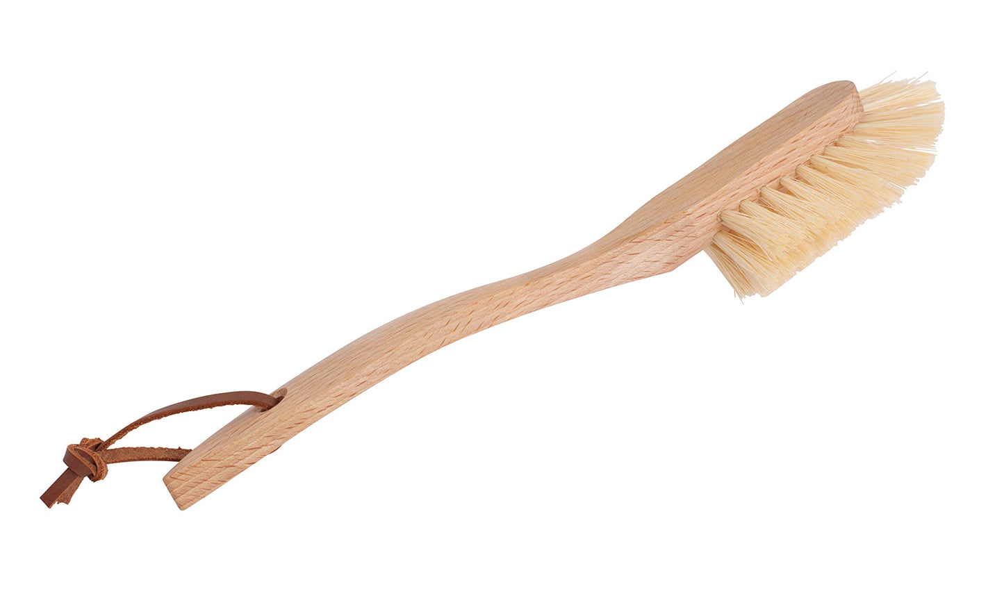Redecker 9¼″ Beechwood Dish Brush | TRUE Shift Tampico-Fibre Kitchen Scrubber