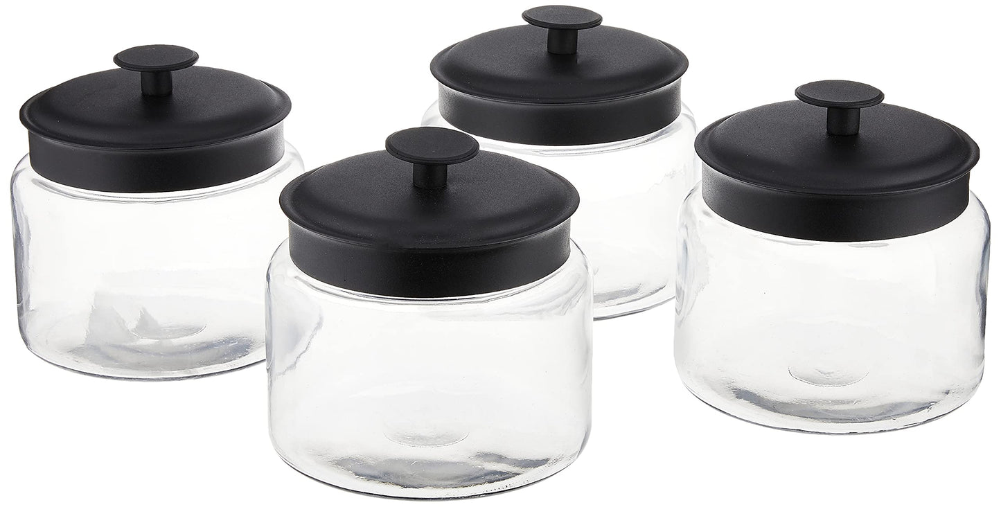 Anchor Hocking Mini Montana Jars | TRUE Shift Wide-Mouth Glass Storage