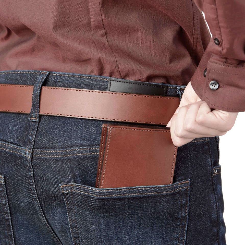 Premium Full-Grain Bridle Leather Bifold Wallet | TRUE Shift Crafted in USA