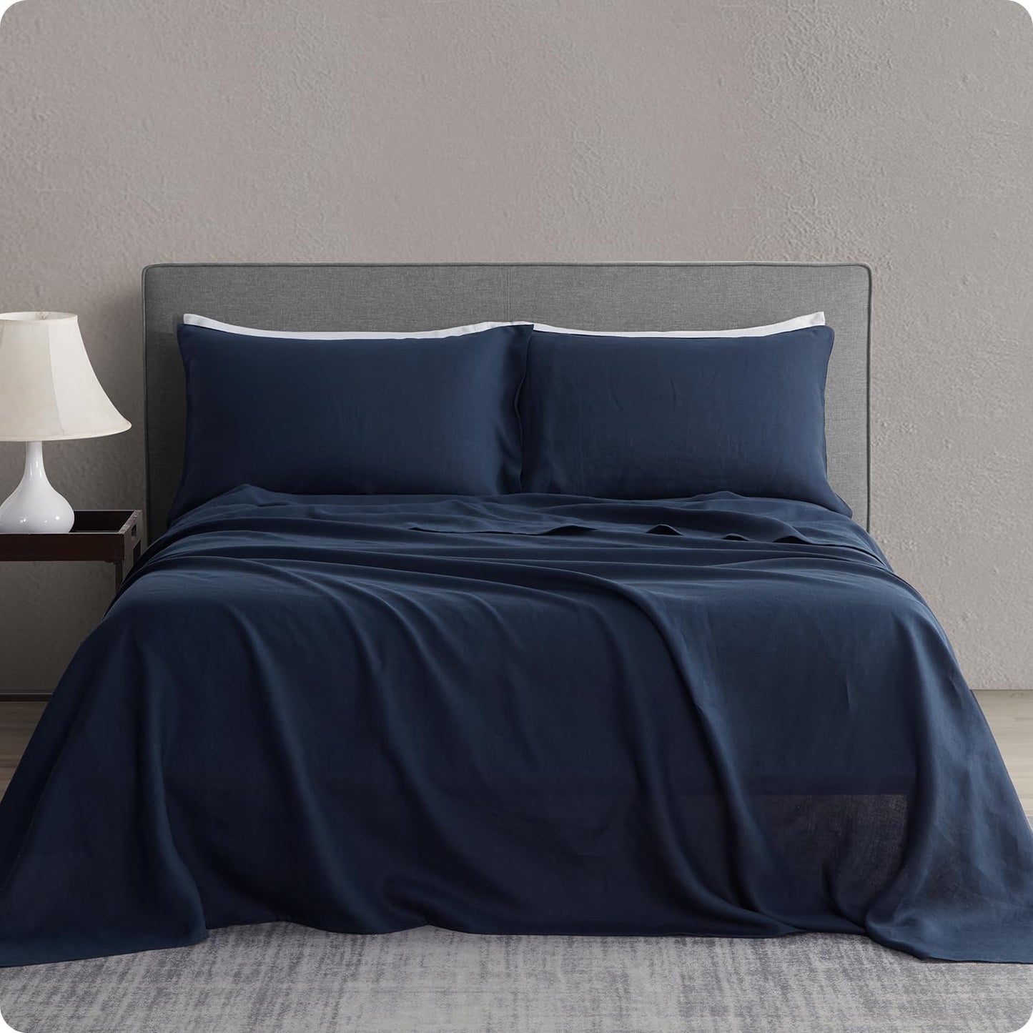 DAPU Pure Linen Sheets Set • 100% French Linen | TRUE Shift Breathable Bedding